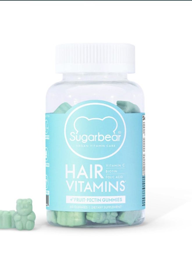 SugarBear Hair Vitamin Gummies 60 Count - Image 1